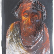 emmaillotée 50x65 cm